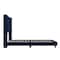 Flash Furniture Navy Velvet King Platform Bed with Headboard YK-1079-NAVY-K-GG - alternate 3